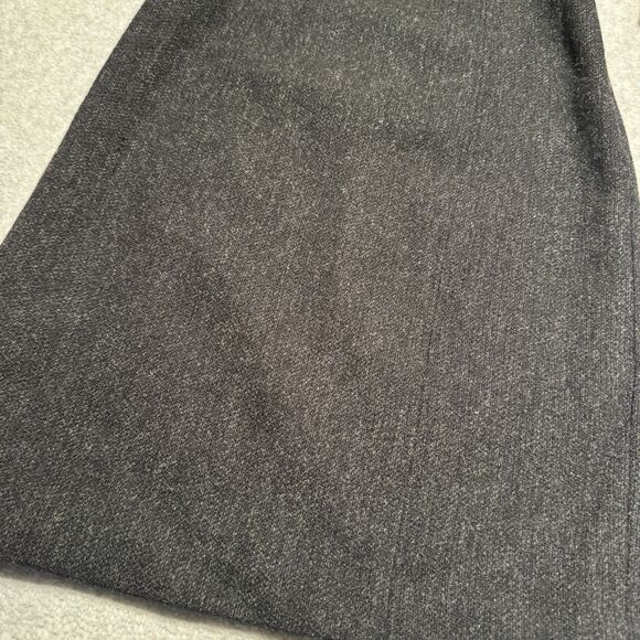 Susana Monaco REVOLVE Wool Dress Women 2 Black Elbow Frill Scoop Neck Office - Picture 9 of 9